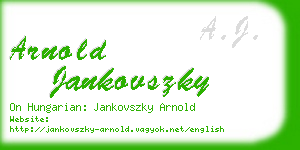 arnold jankovszky business card